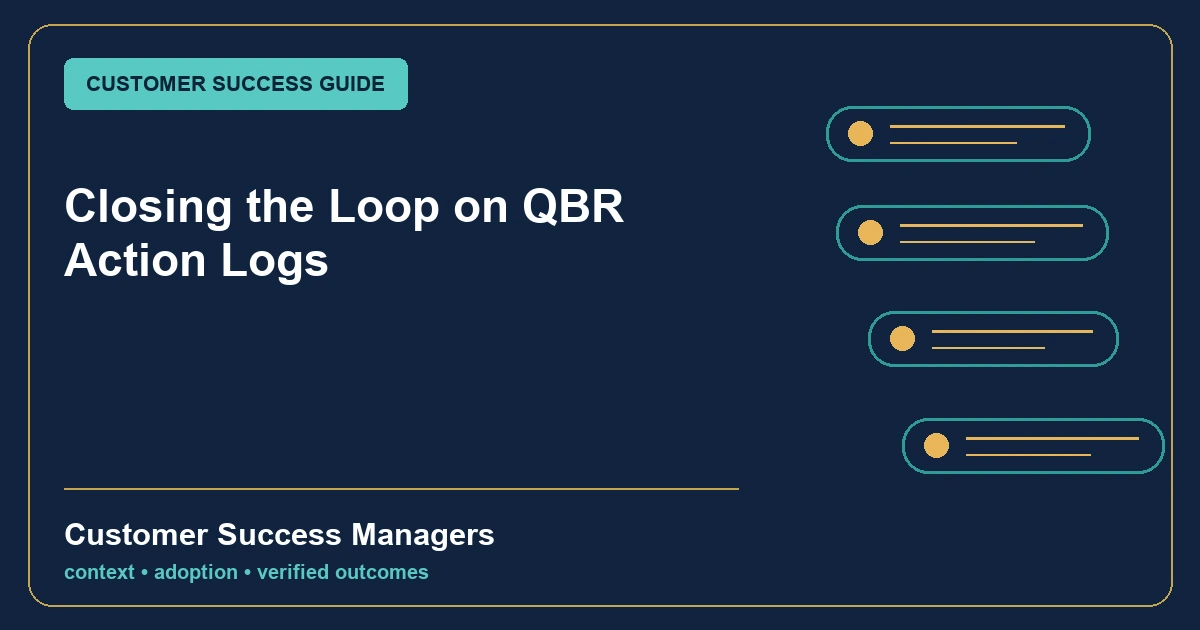 Closing the Loop on QBR Action Logs topic illustration